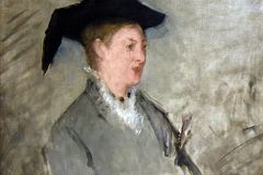 Edouard Manet 1873 Madame Edouard Manet Suzanne Leenhoff From New York Metropolitan Museum Of Art At New York Met Breuer Unfinished